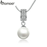 Collier Ras de Cou Argent Perle