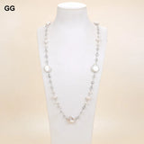 Collier Or Blanc Perle de Culture