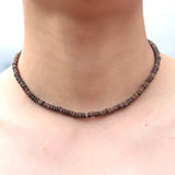 Collier en Perle de Bois pour Homme