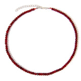 Collier Ras de Cou Perle Rouge