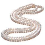 Collier Long Perle Blanche