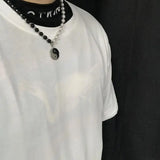 Collier Perle Noir et Blanc