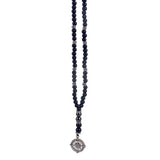 Collier Perle Noir pour Homme