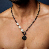 Collier 3 Perles de Tahiti Homme