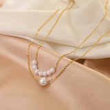 Collier Perle Femme Luxe