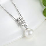 Collier Ras de Cou Argent Perle