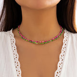 Collier Perle Couleur Femme