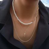 Collier Artisanal Perle Homme