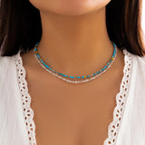 Collier Perle Couleur Femme