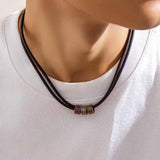 Collier Perle Homme Fossil