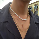 Collier Artisanal Perle Homme