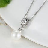 Collier Ras de Cou Argent Perle