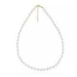 Collier Perles d'Eau Douce Blanches