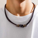 Collier Perle Homme Fossil