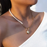 Collier Perle Femme Luxe