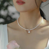 Collier Ras de Cou Or Perle