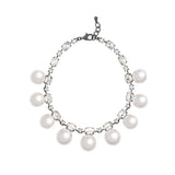 Collier Perle Blanche Fantaisie