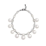 Collier Grosses Perles Blanches