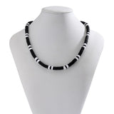 Collier Perle Noir pour Homme