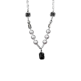 Collier Perle Homme Argent