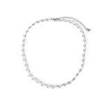 Collier Pour Homme Perle Blanche