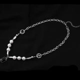 Collier Perle Homme Argent