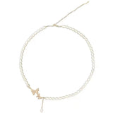 Collier Perle Papillon