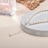 Collier Perle Nacre Blanche