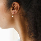 Boucle d'Oreille Petite Perle de Culture