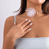 Collier Perle Fleur