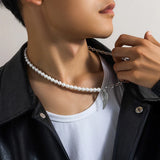 Collier Perle Nacre Homme