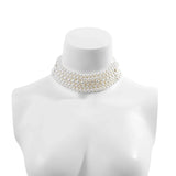 Collier Perle Femme Ras de Cou