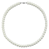 Collier Perle Blanche Ras de Cou Homme