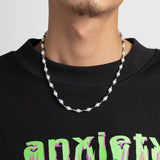 Collier en Perles Pour Homme