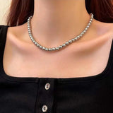 Collier Perle de Culture Grise