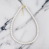 Collier Perles d'Eau Douce Blanches