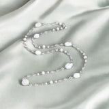 Collier Or Blanc Perle de Culture