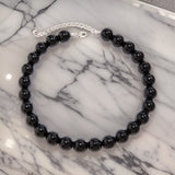 Collier Perle Noire Femme