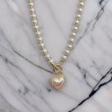 Collier Perle Coeur