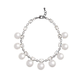 Collier Grosses Perles Blanches