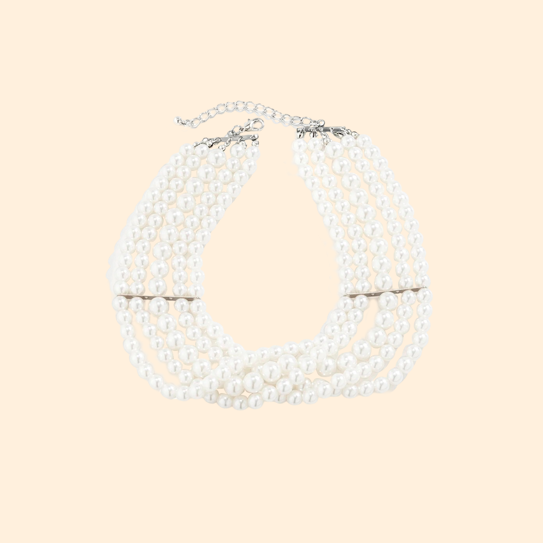 collier perle femme ras de cou