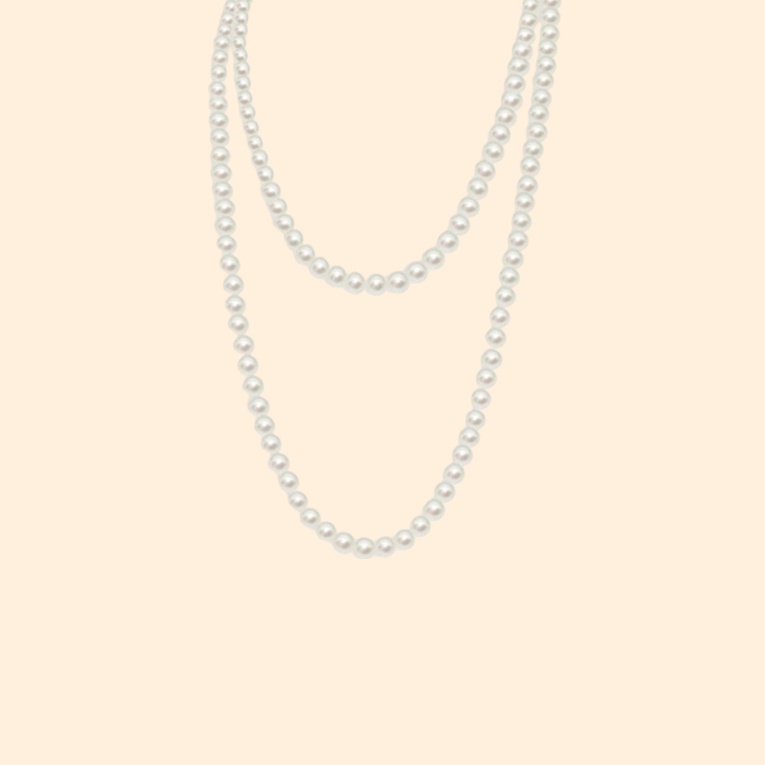 collier long perle de culture