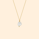 Collier Argent Femme Perle