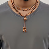 Collier Perle Bois Homme