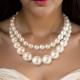 Collier de Perles de Culture Blanches