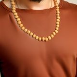 Collier Homme Grosse Perle