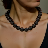 Collier Perle Noire Femme