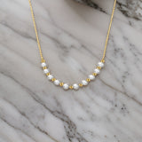 Collier Ras de Cou Petite Perle Blanche