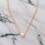 Collier Mini Perles Blanches