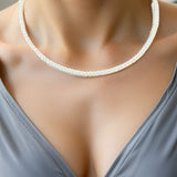 Collier Petite Perle Blanche